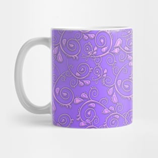 Purple vines Mug